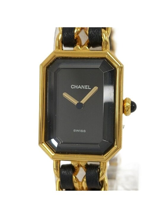 Chanel Watch Premier M Leather Chain Quartz Black Dial main image 8
